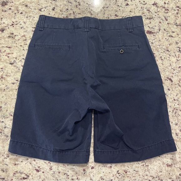 Polo Ralph Lauren Shorts Size 29 Navy Classic Flat Front Chino Casual Prepster - Picture 2 of 7